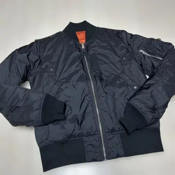 MA-1 스타일 블랙 자켓 다운 alpha ma-1