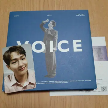 SHINee ONEW [ VOICE ] 파랑ver. 트레이딩 카드 포함