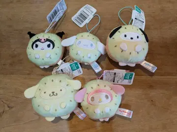 산리오 캐릭터즈 후르츠 인형옷 마스코트 키위