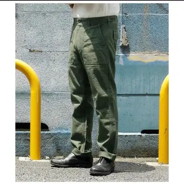 orslow 슬림핏 베이커 팬츠