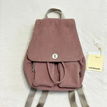 minitmute CLO 백팩 코듀로이 핑크