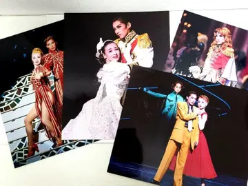 다카라즈카 단 레이 마코토 츠바사 류 마사키 대형 4분할 사진 4점 세트