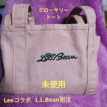미사용, L.L.Bean Lee 콜라보 그로서리 토트백 핑크