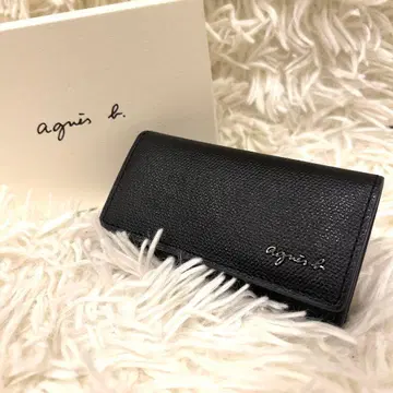 새상품 미사용 애니에스 agnes b. 키케이스 가죽 박스 포함