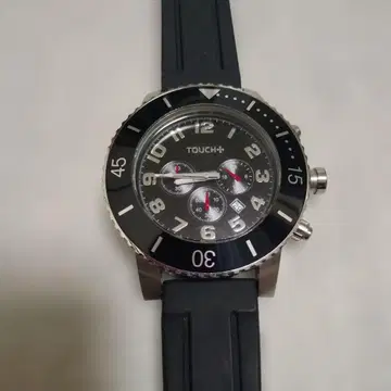 TOUCH+ 크로노그래프 손목시계 블랙