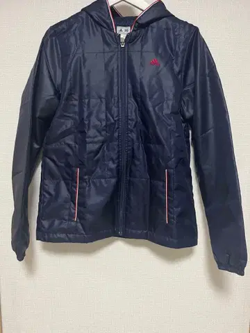 [ 미사용 새상품 ] 아디다스 골프 여성용 나일론 후드티 L 네이비