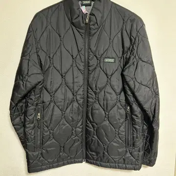 AIGLE 블랙 퀼팅 자켓 남성용