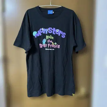 도쿄 디즈니 리조트 몬스터즈 잉크 T셔츠 블랙