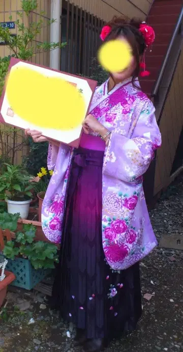 졸업식 하카마 세트 졸업식