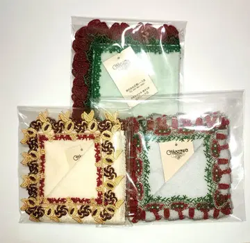 친택 레이스 손수건 나폴리탄 유하이무 딸기 여성화보