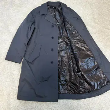 인기 유니클로 +J 패디드 오버사이즈 스텐카라 코트 그레이 M