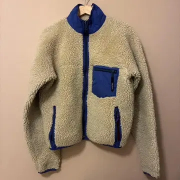 patagonia 플리스 자켓 M 크림 블루