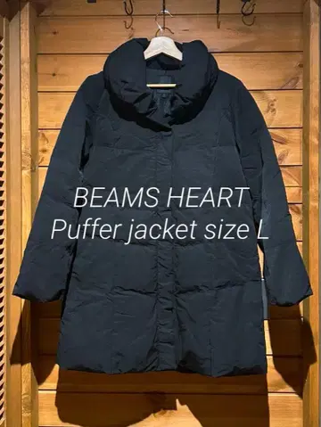 새상품급 BEAMS HEART 다운 자켓 L 사이즈 상당