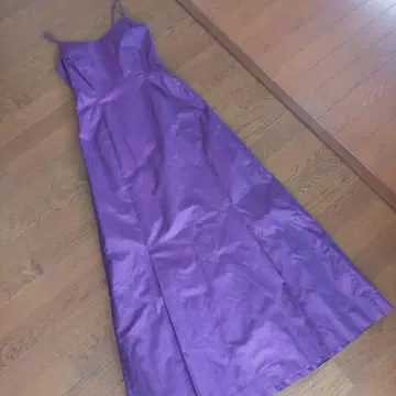 롱 드레스 일본제 연주회 스테이지 발표회 캬바쿠라 새상품급 퍼플