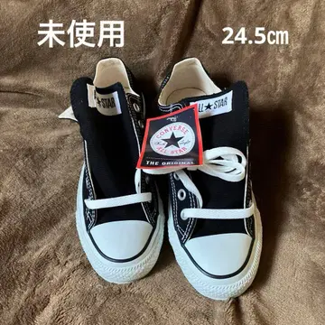 [미사용] 컨버스 스니커즈 캔버스 올스타 OX 블랙