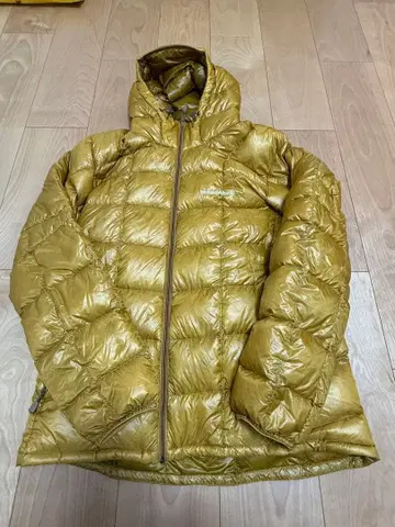 mont-bell 골드 후드 부착 다운 자켓 L
