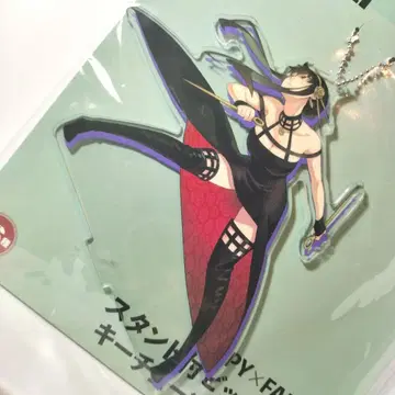 SPY x FAMILY 빅 클리어 키체인 마스코트 아냐 포저