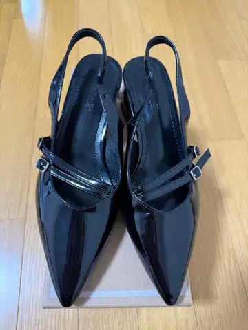 블랙 펌프스 24cm