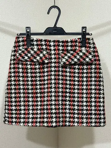 BAUMUNDPFERDGARTEN 트위드 미니 스커트