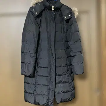 KUMIKYOKU 블랙 롱 다운 코트 L 사이즈