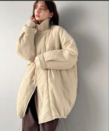 클래식 엘프 옷깃 리브 충전솜 몬스터 코트