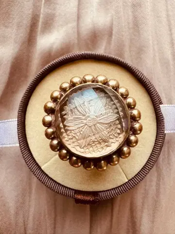 새상품급 스티븐 듀에크 플라워 모티브 반지