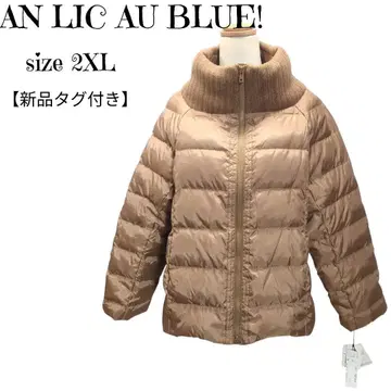 새상품 AN LIC AU BLUE! 리브 하이넥 다운 자켓 15
