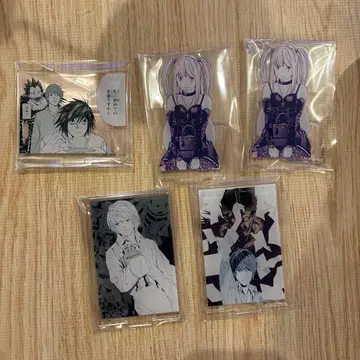 제일복권 데스노트 G상 아크릴 스탠드 4종류 5개 세트 미사미사 츠키 L