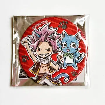 FAIRY TAIL 페어리 테일 고양이의 날 그래프아트 캔뱃지 나츠