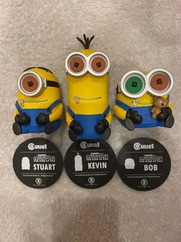 미니언 피규어 3체 세트 스튜어트 케빈 밥