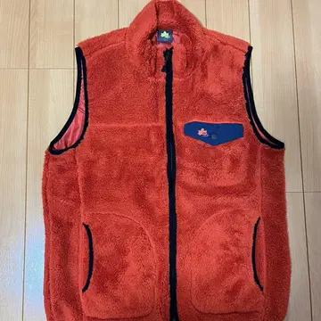 LOGOS Park 플리스 베스트 L 사이즈 오렌지