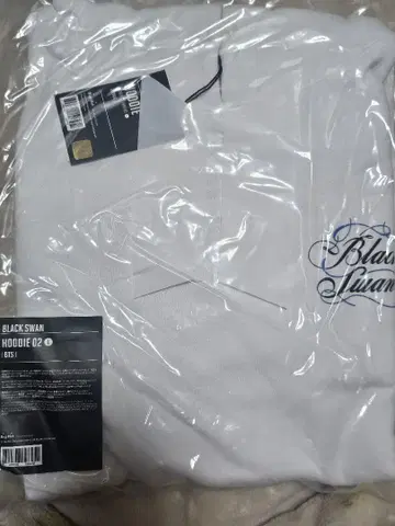 BTS BLACK SWAN HOODIE 02 L 화이트 후디