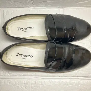 레페토 Michael 로퍼 사이즈 39.5 에나멜 블랙