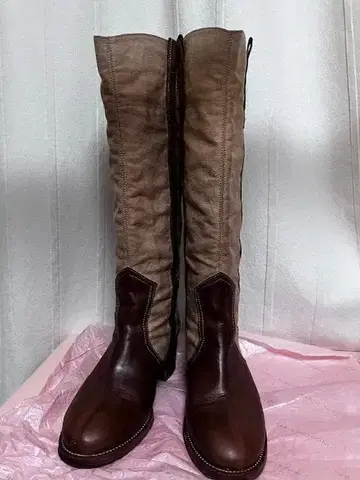 파비오 스코르니 롱 부츠 사이즈 39 Made in ITALY