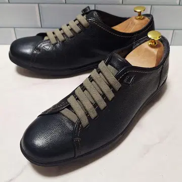 아킬레스 솔보 컴포트 슈즈 26.5 스니커즈 가죽 블랙