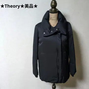 [ 새상품급 ] Theory 띠어리 미들 기장 다운 코트 블랙