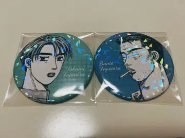 후지와라 타쿠미 분타 홀로그램 캔뱃지