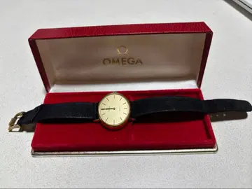OMEGA Geneve 수동 와인딩 시계 골드 레어한 타원형 모양