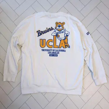 [ 고품질 ] UCLA Bruins 트레이닝복 화이트 베어 자수