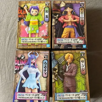 [미개봉 새상품] 원피스 DXF 와노쿠니 피규어 4체 세트