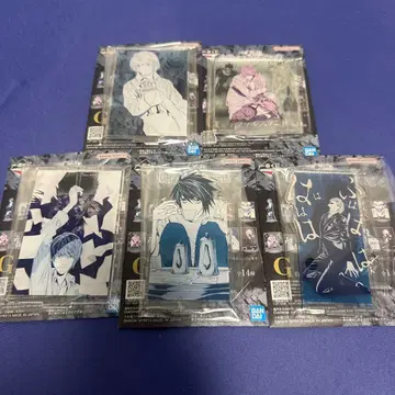 데스노트 제일복권 1번복권 G상 아크릴 스탠드 5종 세트