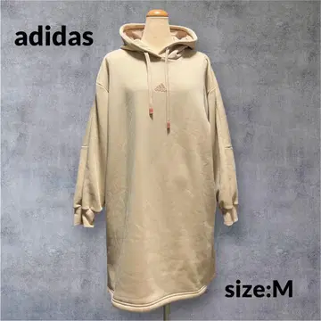 adidas 후드 부착 맨투맨 후드티 원피스 M 사이즈 택 포함 새상품