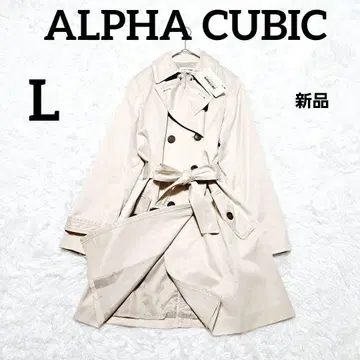 새상품 [알파 큐빅] 트렌치코트 L 베이지 출퇴근 오피스
