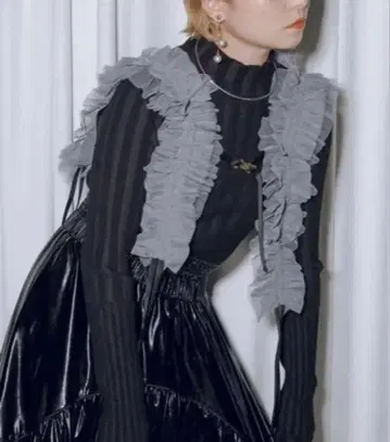 Ezick 서스펜더 Multi-layered 2way 프릴 하네스