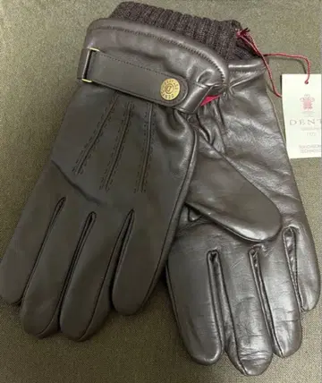 새상품 DENTS 덴츠 가죽 버클 장갑 L 브라운