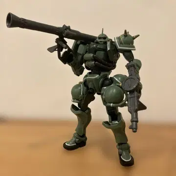 기동전사 건담 GQuuuuuuX 지크 액스 HG 자쿠 GQ 먹선 완성품