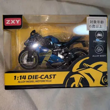 ZXY 1:14 다이캐스트 미니어처 바이크