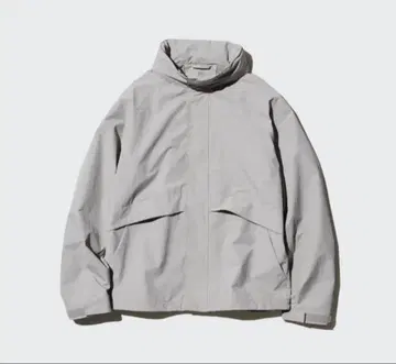 [ 즉시 구매 가능 ] UNIQLO 윈드프루프 스탠드 블루종 GRAY M