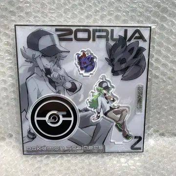 포켓몬 센터 아크릴 스탠드 키링 N & 조로아