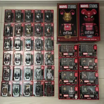 베어브릭 새상품 풀컴플리트 세트 MARVEL 시리즈